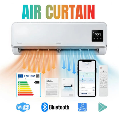 Solo Hoy 50% OFF Aire Acondicionado Portátil 2 en 1 Calor y Frio - Bajo consumo y Máxima Potencia